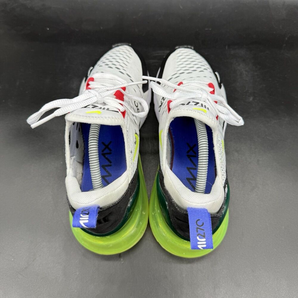 Nike Air Max 270 Women's Size 6.5 Running Shoes White Black AH6789-116 - Picture 5 of 8